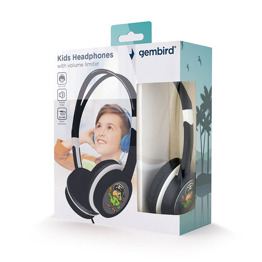 EAN 8716309111744 - Gembird MHP-JR-BK auricular y casco Auriculares Alámbrico Diadema Música Negro imagen 1