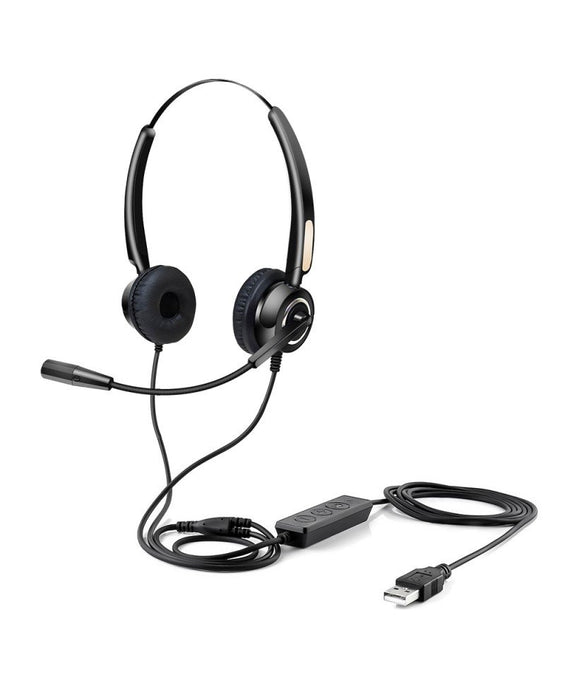 EAN 3760170880396 - Urban Factory USB HEADSET WITH REMOTE CONTROL Auriculares Alámbrico Diadema USB tipo A Negro imagen 1