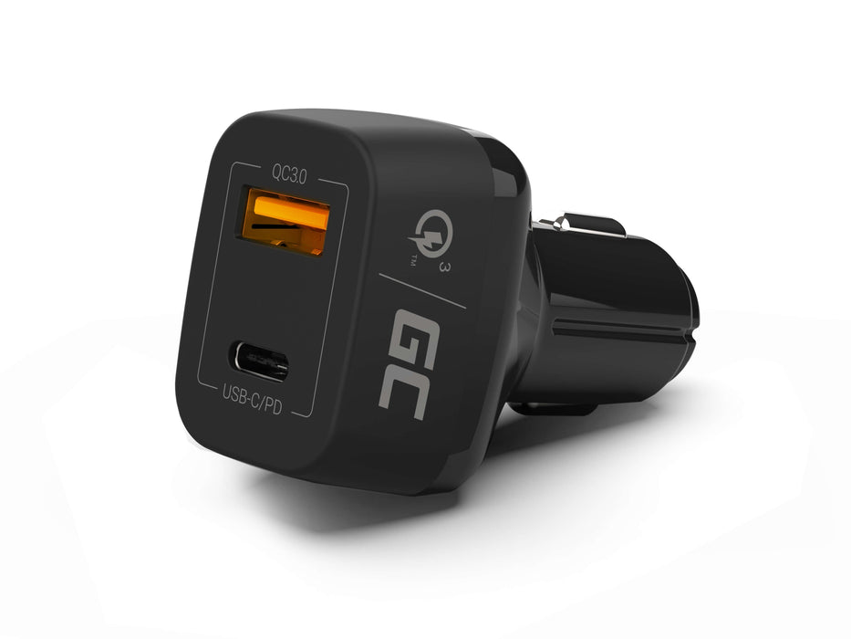 EAN 5902719428241 - Green Cell CAD33 cargador de dispositivo móvil Universal Negro Encendedor de cigarrillos Carga rápida Int imagen 2