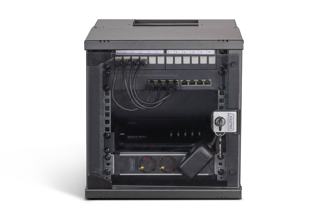 EAN 4016032499466 - Digitus DN-49101-SET armario rack Bastidor de pared Negro imagen 3