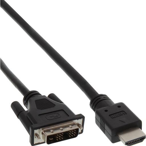 EAN 4043718251971 - InLine 17659E adaptador de cable de vídeo 0,5 m HDMI DVI Negro imagen 1
