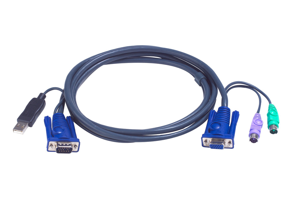 EAN 0151902985183 - ATEN 2L5503UP cable para video, teclado y ratón (kvm) Negro 3 m imagen 1