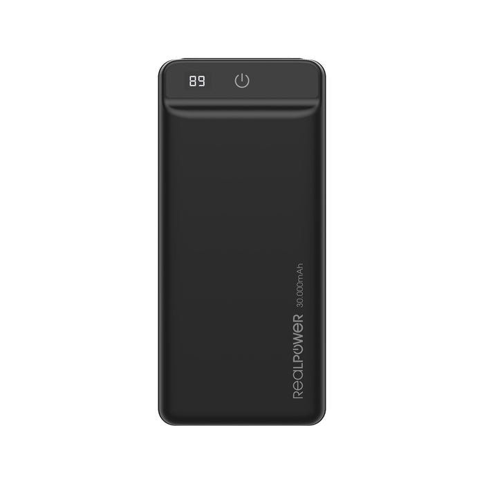 EAN 4040895007018 - RealPower PB-30k PD 30000 mAh Negro imagen 3