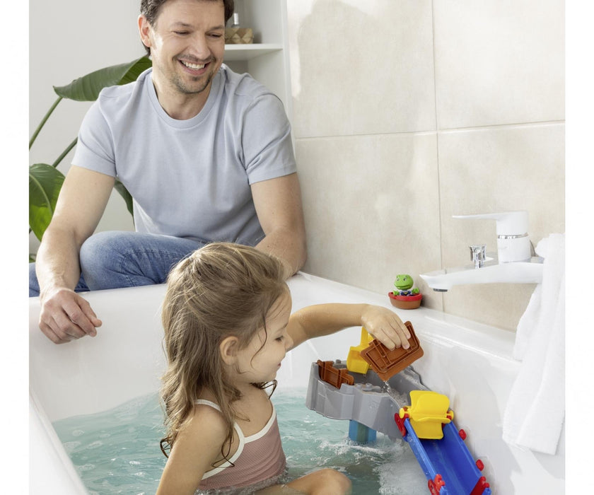 EAN 7313400013017 - Aquaplay Sploshy Mountain Set de juegos para el baño Azul, Marrón, Rojo, Amarillo imagen 5