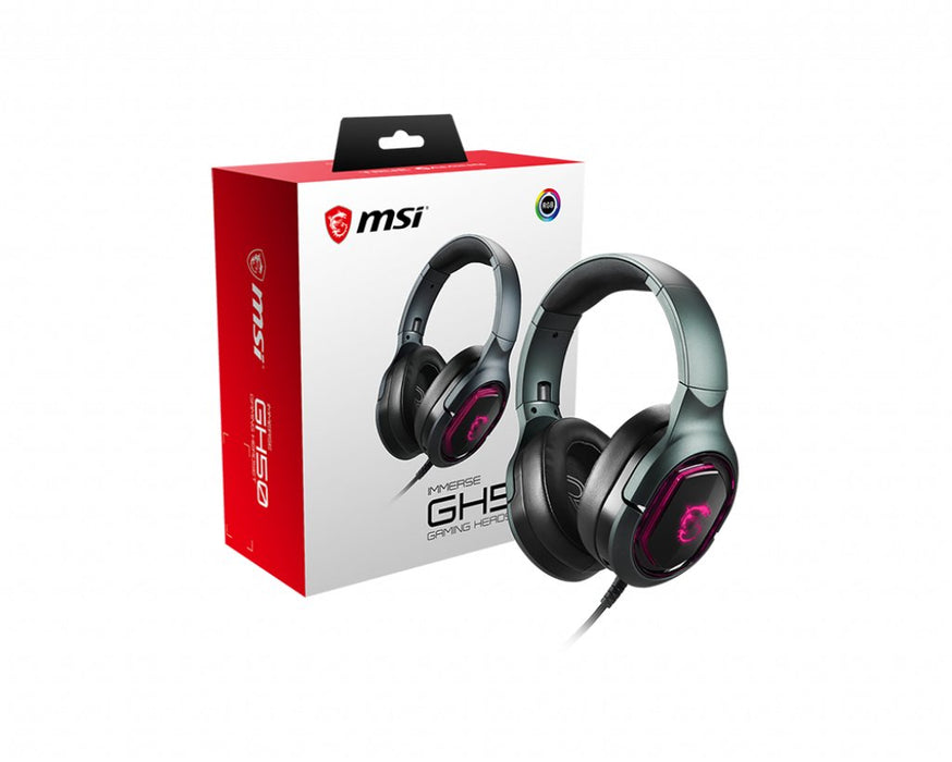 EAN 4719072655204 - MSI Immerse GH50 Auriculares Alámbrico Diadema Juego Negro imagen 1
