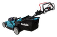 EAN 0088381756686 - Makita DLM481Z cortadora de césped Cortacésped manual Batería Negro, Azul, Metálico imagen 3
