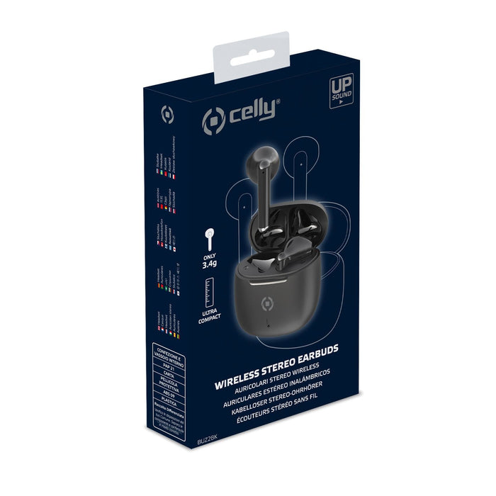 EAN 8021735200611 - Celly BUZ2 Auriculares True Wireless Stereo (TWS) Dentro de oído Llamadas/Música USB Tipo C Bluetooth Neg imagen 3