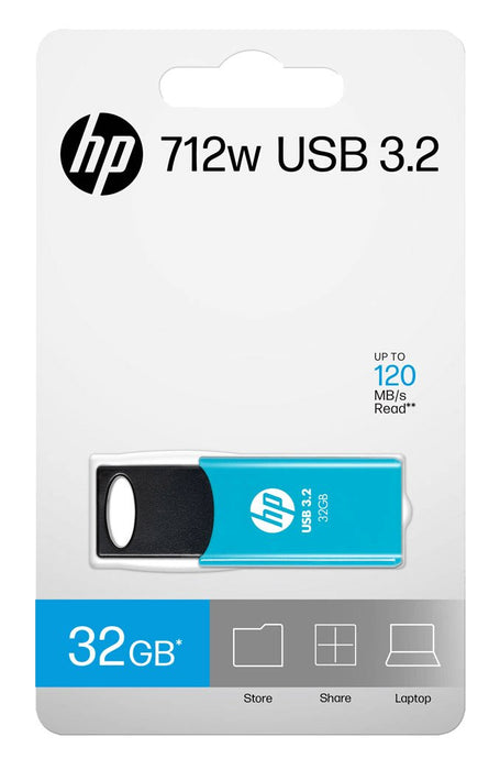 EAN 4718006457648 - HP 712w unidad flash USB 32 GB USB tipo A 3.2 Gen 1 (3.1 Gen 1) Azul imagen 5