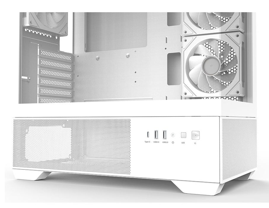 EAN 8800263650491 - Zalman CHRONIX WHITE Midi Tower Blanco imagen 4