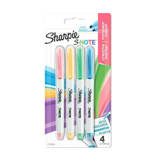EAN 3026981382345 - Sharpie 2138234 marcador permanente Multicolor 4 pieza(s) imagen 1