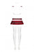 EAN 5901688203118 - Obsessive Schooly Conjunto de lencería Rojo, Blanco Elastano, Poliéster imagen 1