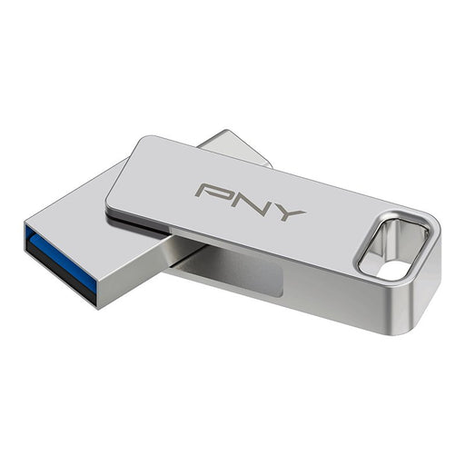 EAN 0751492681719 - PNY DUO LINK unidad flash USB 128 GB USB Type-A / USB Type-C 3.2 Gen 1 (3.1 Gen 1) Acero inoxidable imagen 2