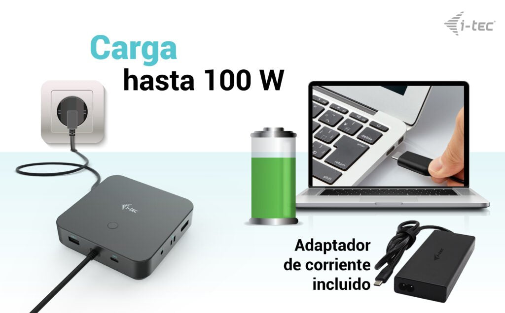 EAN 8595611706134 - i-tec C31TRI4KDPDPRO100 base para portátil y replicador de puertos Alámbrico USB 3.2 Gen 1 (3.1 Gen 1) Ty imagen 11