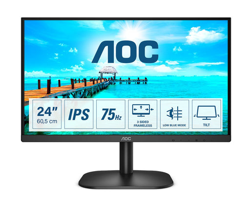EAN 4038986148399 - AOC B2 24B2XD LED display 60,5 cm (23.8") 1920 x 1080 Pixeles Full HD Negro imagen 1