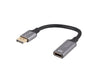 EAN 5901969441499 - Lanberg AD-DP-HD-04 adaptador de cable de vídeo 0,2 m DisplayPort HDMI Plata, Negro imagen 1