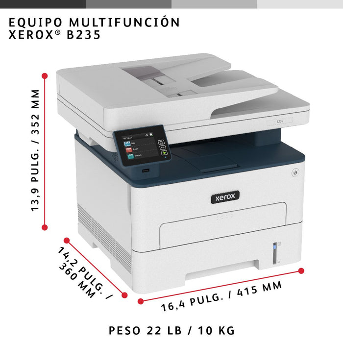 EAN 0095205069303 - Xerox B235V_DNI impresora multifunción Laser 2400 x 2400 DPI 36 ppm Wifi imagen 8
