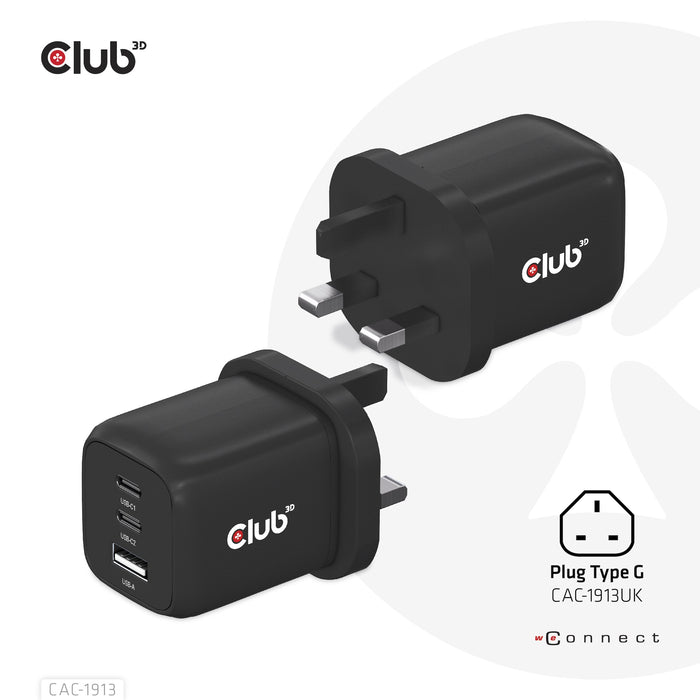 EAN 8719214472658 - CLUB3D CAC-1913 cargador de dispositivo móvil Teléfono móvil, Portátil, Smartphone, Universal Negro Corri imagen 3