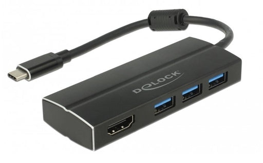 EAN 4043619639311 - DeLOCK 63931 base para portátil y replicador de puertos USB 3.2 Gen 1 (3.1 Gen 1) Type-C Negro imagen 1