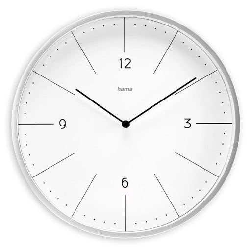 EAN 4047443520821 - Hama Sardinia Reloj de cuarzo Círculo Gris, Blanco imagen 1