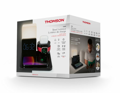 EAN 3499550387841 - Thomson CL800i Reloj despertador digital Negro imagen 2