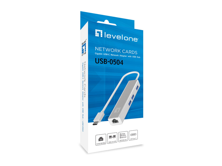 EAN 0846359003787 - LevelOne USB-0504 adaptador y tarjeta de red Ethernet 1000 Mbit/s imagen 3