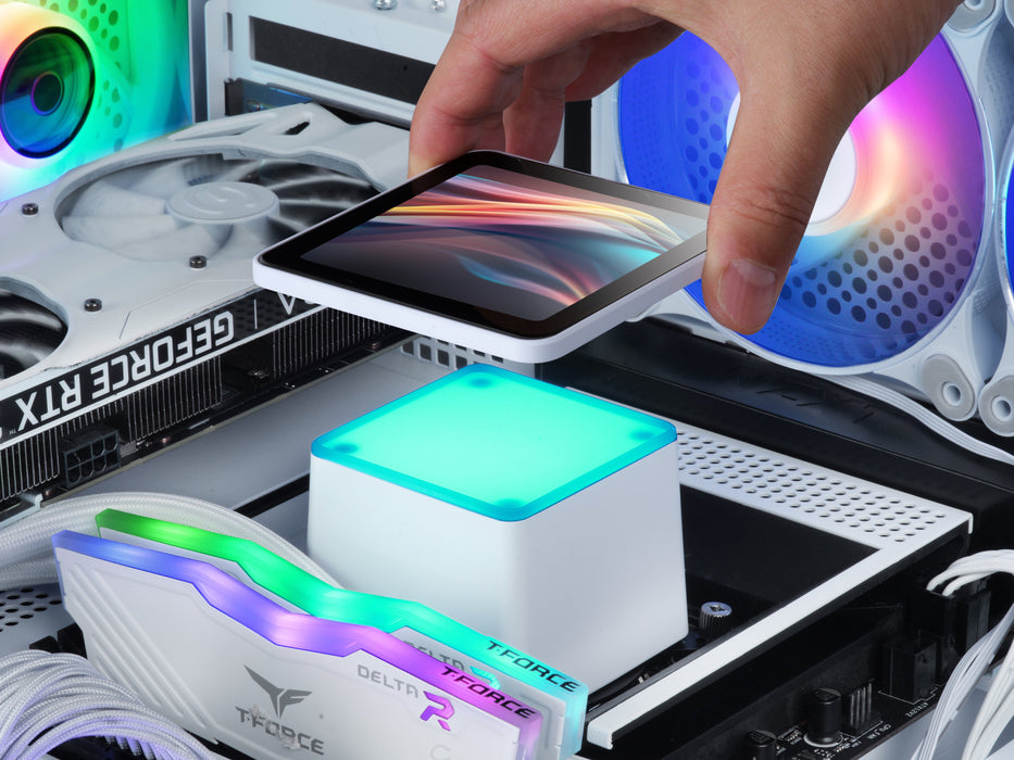 EAN 8435693110699 - Mars Gaming ML-VISIONPRO240W Procesador Sistema de refrigeración líquida todo en uno 12 cm Blanco 1 pieza imagen 7