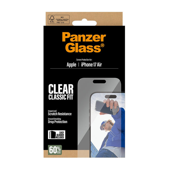 EAN 5715685025662 - PanzerGlass ® Screen Protector iPhone 17 Air | Classic Fit w. EasyAligner Protector de pantalla Apple 1 p imagen 3