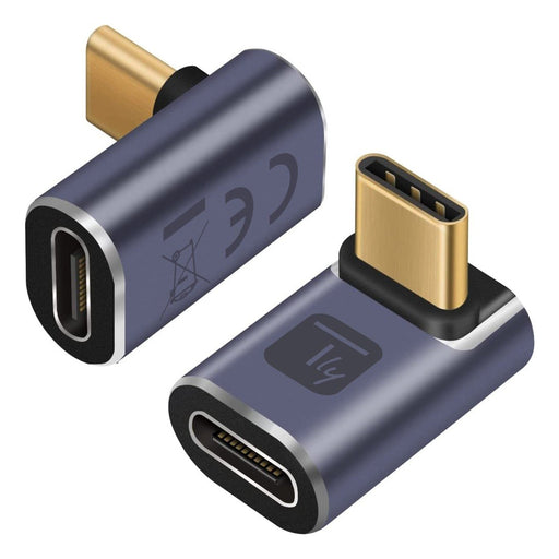 EAN 8059018366419 - Techly IADAP USB4C-40G cambiador de género para cable USB-C 4.0 Gris imagen 1