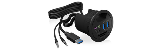 EAN 4250078166306 - ICY BOX IB-HUB1404A toma de corriente Negro imagen 2