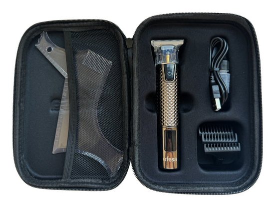 EAN 8422160059315 - Ufesa CP Razor Fade Cuchilla recta Negro, Metálico imagen 6