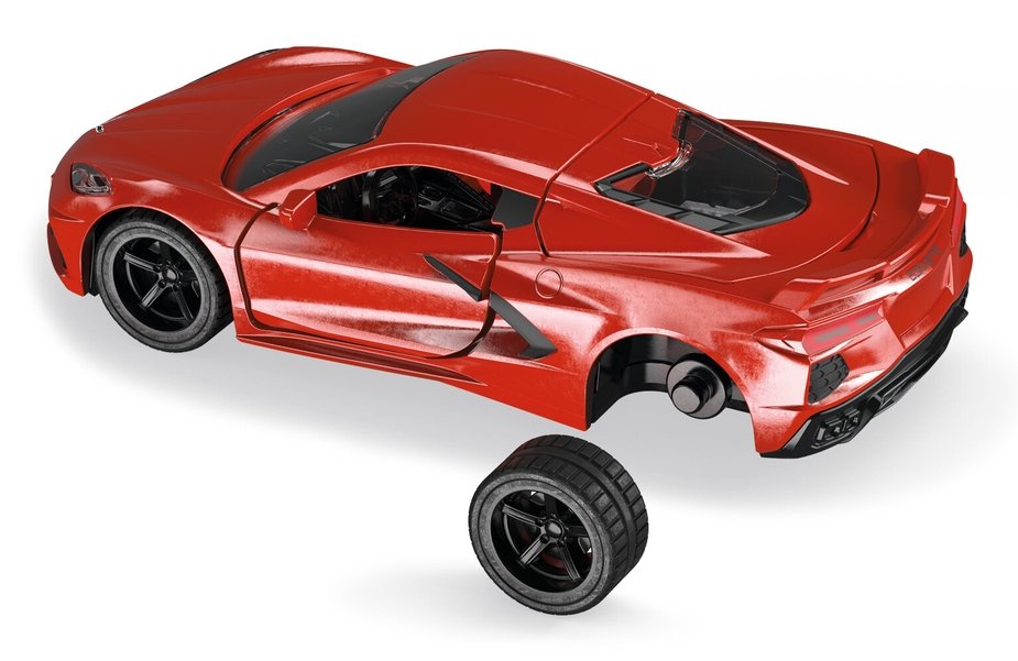 EAN 4006874023592 - Siku Chevrolet Corvette Stingray Modelo a escala de coche deportivo Previamente montado 1:50 imagen 2