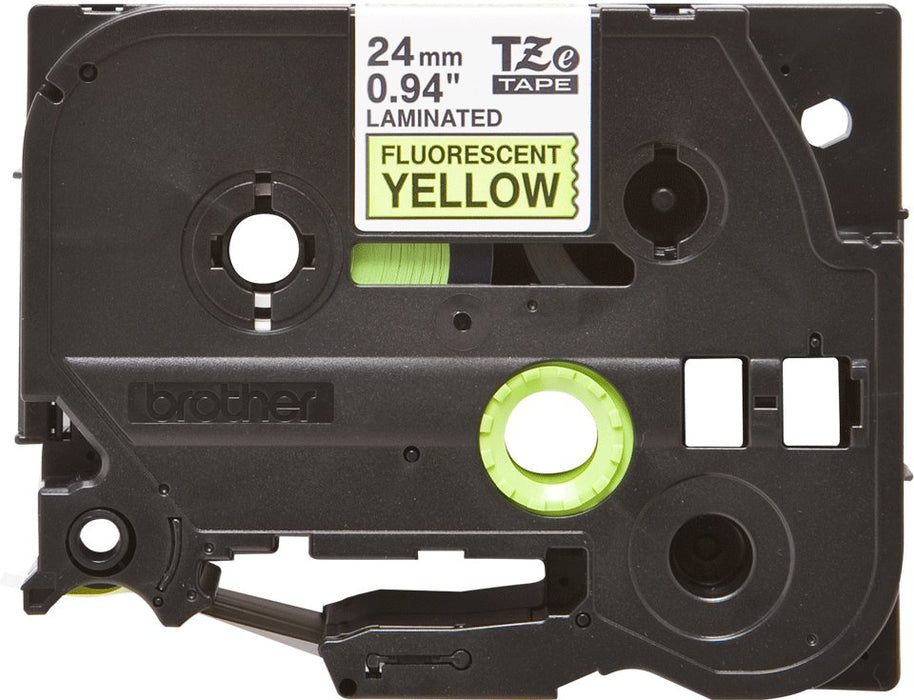 EAN 4977766692496 - Brother TZE-C51 cinta para impresora de etiquetas Negro sobre amarillo fluorescente imagen 2