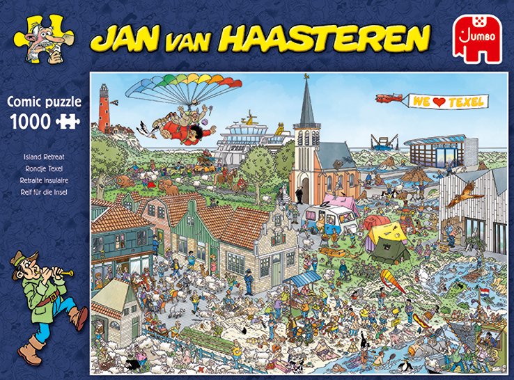 EAN 8710126200360 - Jan van Haasteren 20036 puzzle Puzzle rompecabezas 1000 pieza(s) Cómics imagen 2