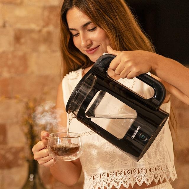 EAN 8435484014397 - Cecotec Thermosense 330 Glassy tetera eléctrica 1,7 L 2200 W Negro imagen 8