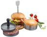 EAN 4006664894944 - GEFU 89494 prensador para hamburguesas Negro, Acero inoxidable Aluminio, Plástico, Acero inoxidable imagen 1
