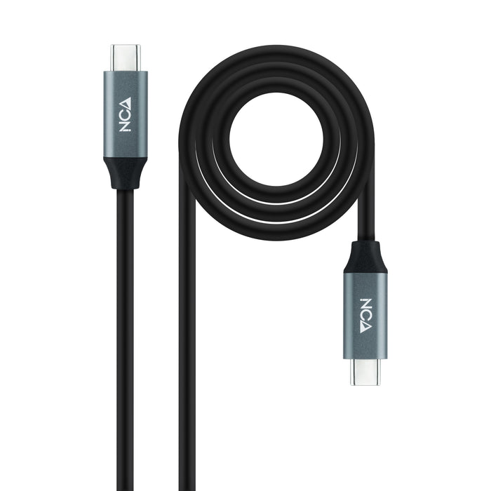 EAN 8433281012660 - Nanocable 10.01.4300 cable USB USB4 Gen 2x2 0,5 m USB C Negro imagen 1