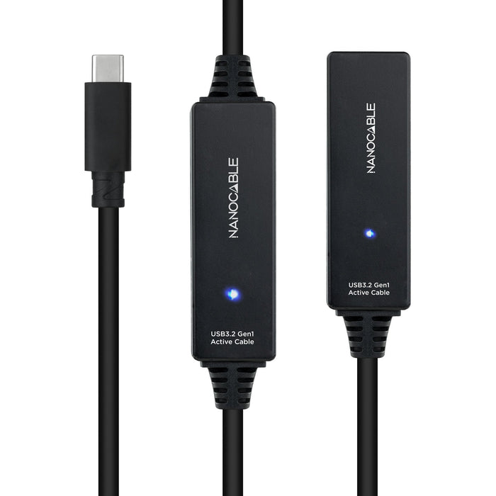 EAN 8433281015340 - Nanocable 10.01.1312 cable USB USB 3.2 Gen 1 (3.1 Gen 1) 10 m USB C Negro imagen 3