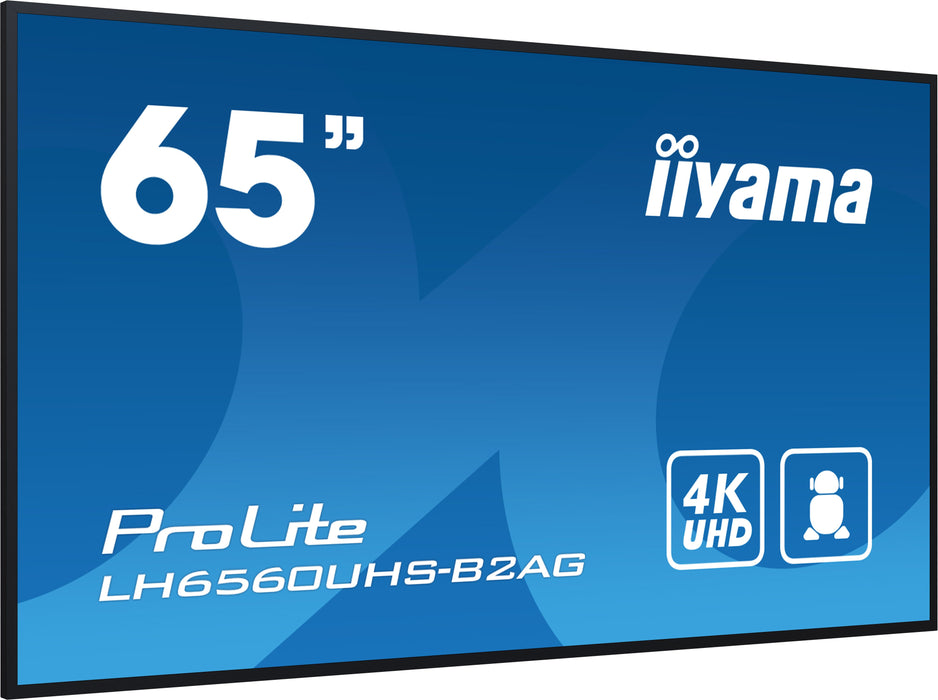 EAN 4948570124459 - iiyama LH6560UHS-B2AG pantalla de señalización Pizarra de caballete digital 165,1 cm (65") LED Wifi 500 c imagen 3