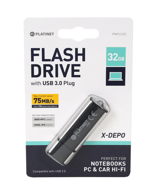 EAN 5907595414487 - Platinet PMFU332 unidad flash USB 32 GB USB tipo A 3.2 Gen 1 (3.1 Gen 1) Negro imagen 2