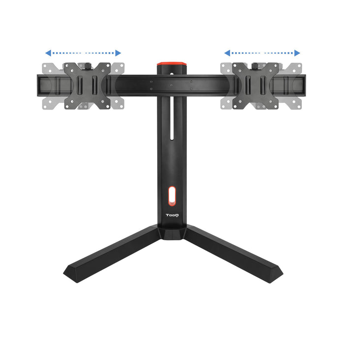 EAN 8433281009745 - TooQ DB1402TN-B soporte para monitor 68,6 cm (27") Escritorio Negro, Rojo imagen 3