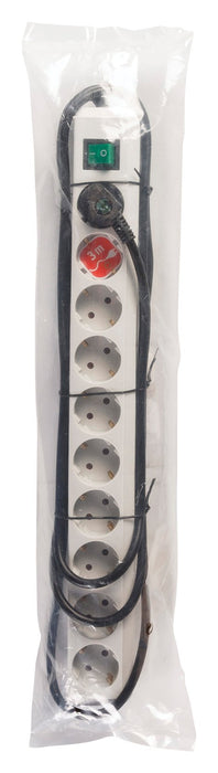 EAN 4007123114528 - Brennenstuhl Eco-Line + switch & 1,5 mm² Ø Cable Gris 10 salidas AC 3 m imagen 2
