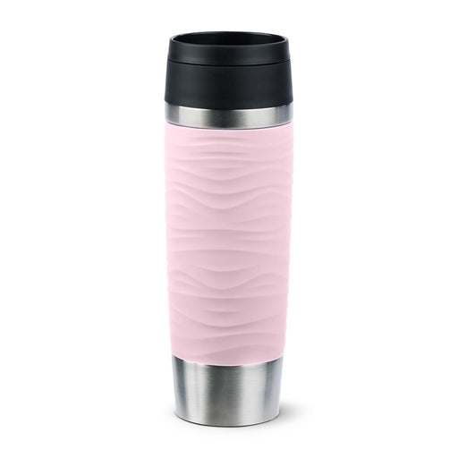 EAN 4009049545127 - EMSA Travel Mug Waves Grande 500 ml Rosa, Acero inoxidable imagen 1