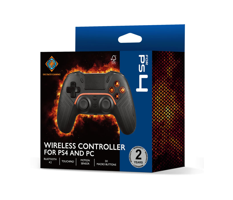 EAN 7333048057105 - Deltaco Gaming GAM-139 mando y volante Negro Bluetooth/USB Gamepad Analógico Android, PC, PlayStation 4 imagen 3