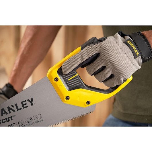 EAN 3253562152817 - Stanley 2-15-281 sierra 38 cm Negro, Acero inoxidable, Amarillo imagen 14