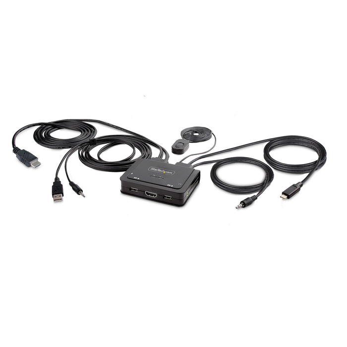 EAN 0065030899345 - StarTech.com C2-H46-UAC-CBL-KVM interruptor KVM Negro imagen 1