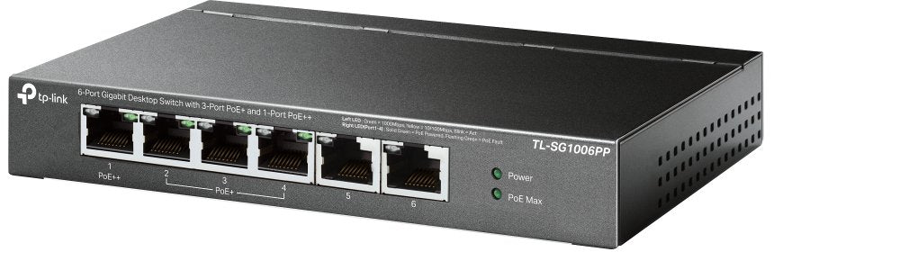 EAN 4895252500325 - TP-Link TL-SG1006PP switch No administrado Gigabit Ethernet (10/100/1000) Energía sobre Ethernet (PoE) Gr imagen 2