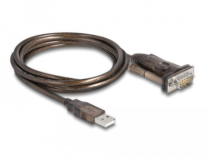 EAN 4043619626465 - DeLOCK 62646 cable de serie Negro USB tipo A DB-9 imagen 1
