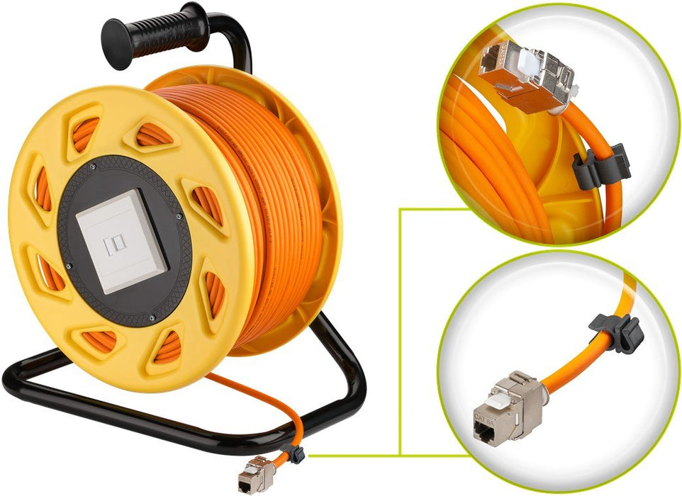 EAN 4040849589386 - Goobay 58938 cable de red Naranja 90 m Cat7a S/FTP (S-STP) imagen 6