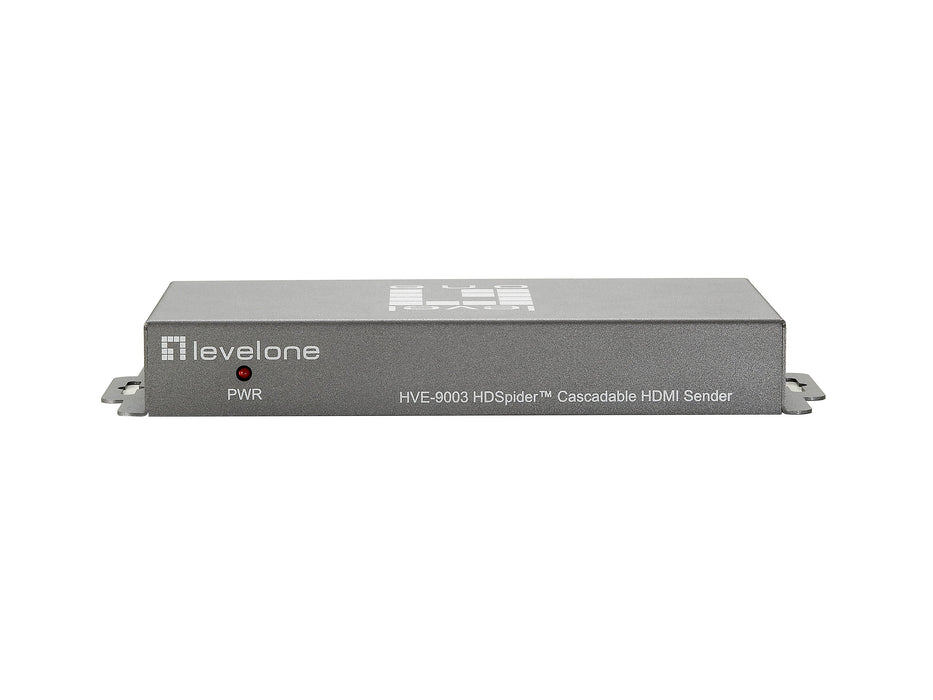 EAN 4015867145371 - LevelOne HVE-9003 extensor audio/video Transmisor de señales AV Gris imagen 4