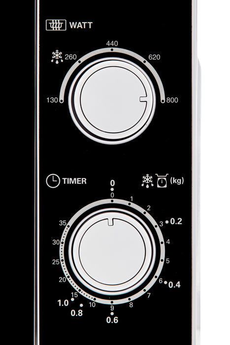 EAN 4974019756004 - Sharp Home Appliances R-200WW Negro, Blanco Solo microondas Encimera 20 L 800 W imagen 4